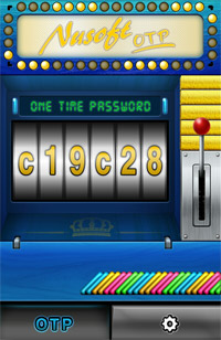 NUSOFT OTP APP-Slot Machine-like UI