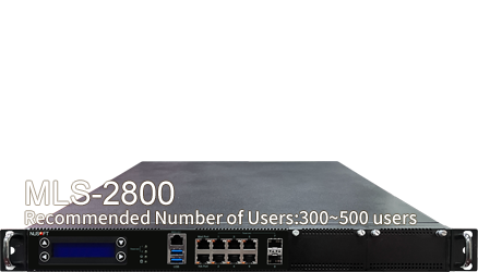 Recommended Number of Users:300~500 users
